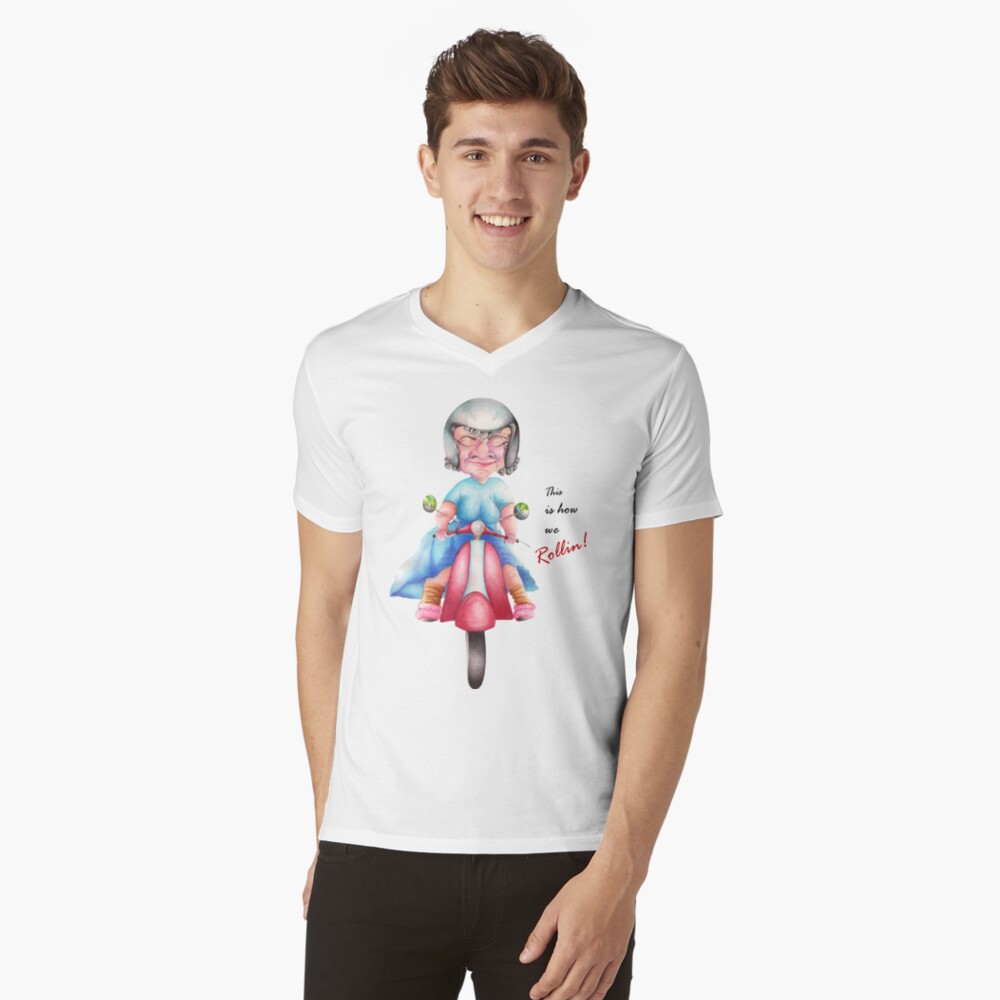 Item preview, V-Neck T-Shirt designed and sold by BeckmogArt.