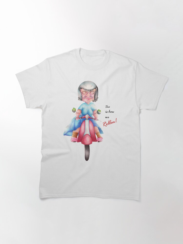 Thumbnail 3 of 7, Classic T-Shirt, This is how we Rollin designed and sold by BeckmogArt.