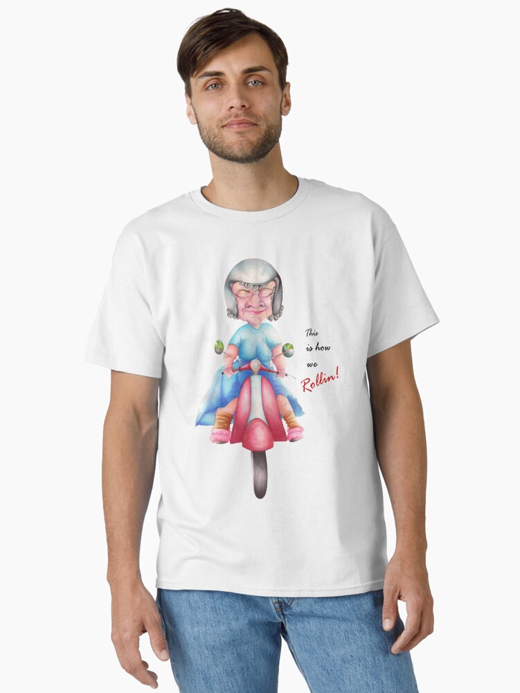 Thumbnail 2 of 7, Classic T-Shirt, This is how we Rollin designed and sold by BeckmogArt.