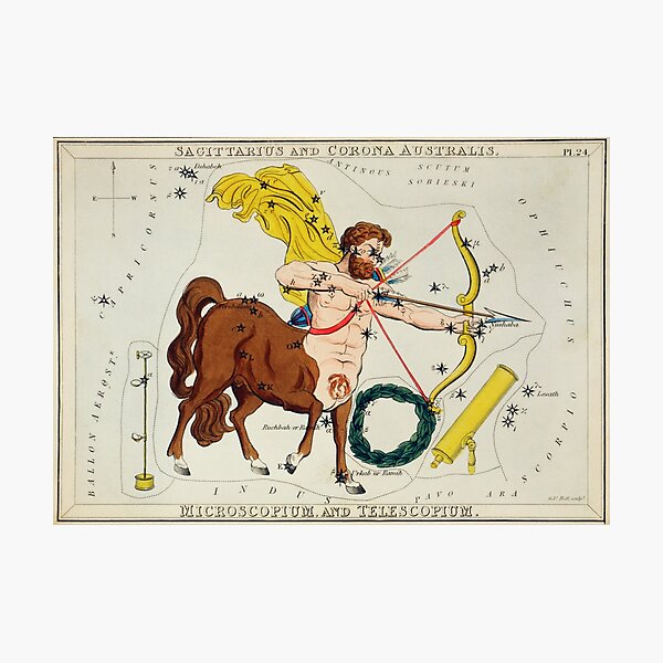 Item preview, Urania’s Mirror (circa 1825) - Sagittarius designed and sold by Hanna Hanuman.
