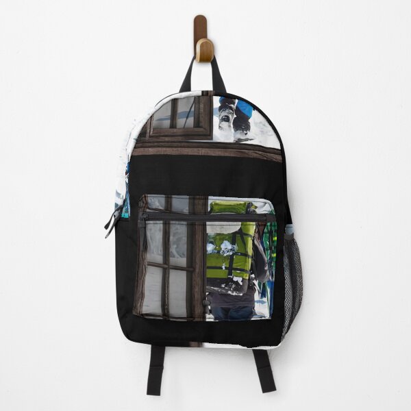 Item preview, Winter Hiking Window Poster For Hike - Winter Climbing Window designed and sold by PaulaSpringArt.