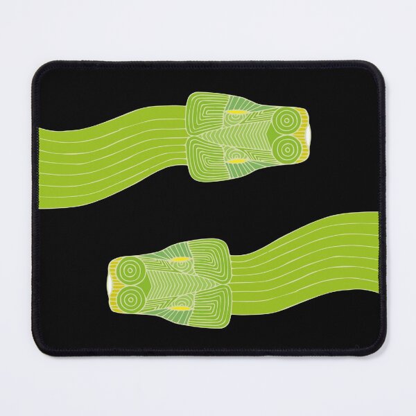 Item preview, Snakes Green Tree Python Genuine Aboriginal Art Black designed and sold by wigilwigil.