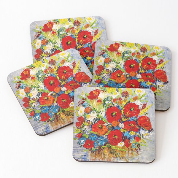 Item preview, Bouquet with scarlet poppies designed and sold by Natalia_Shchip.