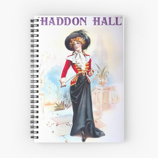Item preview, Haddon Hall Vintage lady Gilbert Sullivan designed and sold by vintageprints7.