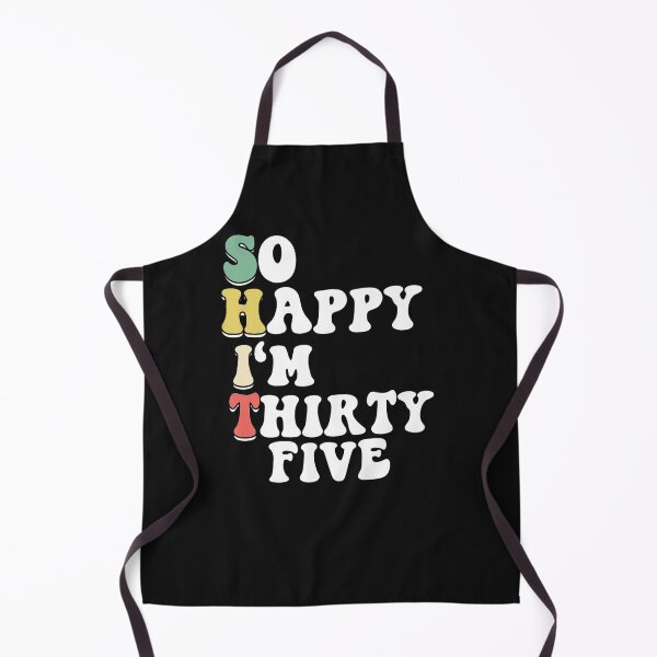 Item preview, So Happy I'm Thirty Five - Birthday BDAY 35th Birthday Premium T-Shirt designed and sold by shop luisant.