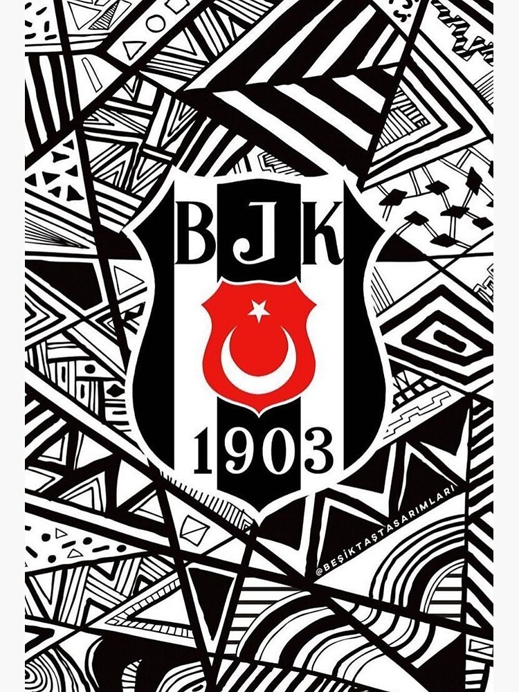 Art Besiktas JK, Beşiktaş, Wallpaper Framed Art Print for Sale by  BasilAdrian