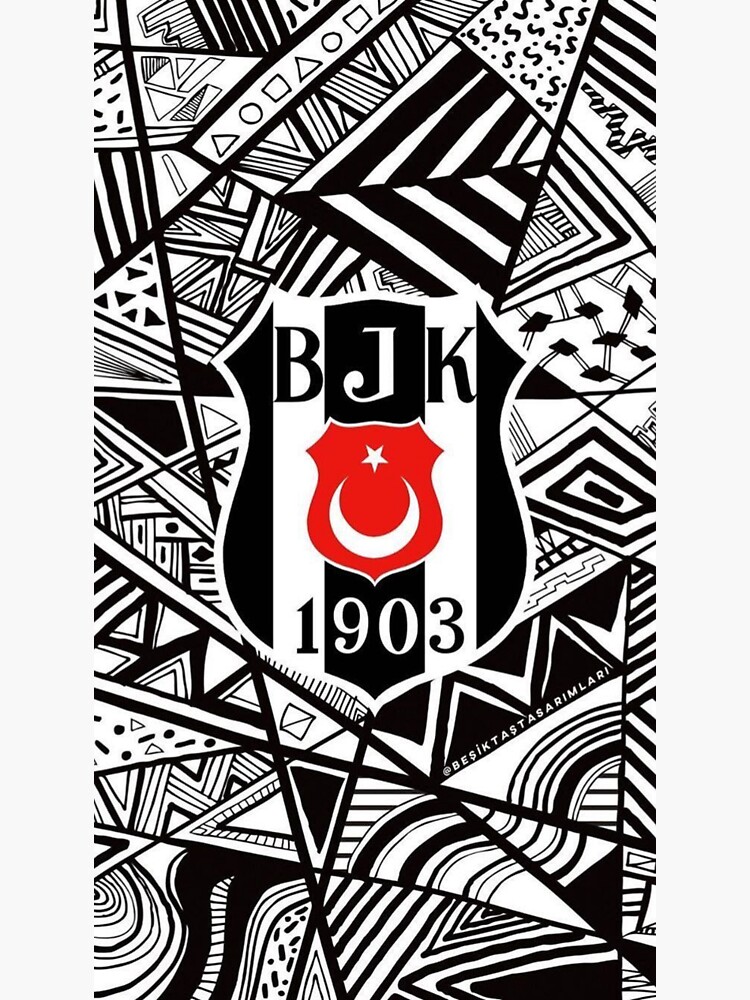 Wallpaper Besiktas JK, Beşiktaş, Illustration Pin for Sale by ArwanWasif