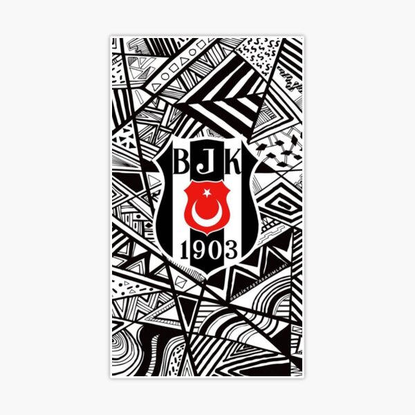 Wallpaper Besiktas JK, Beşiktaş, Illustration Pin for Sale by ArwanWasif