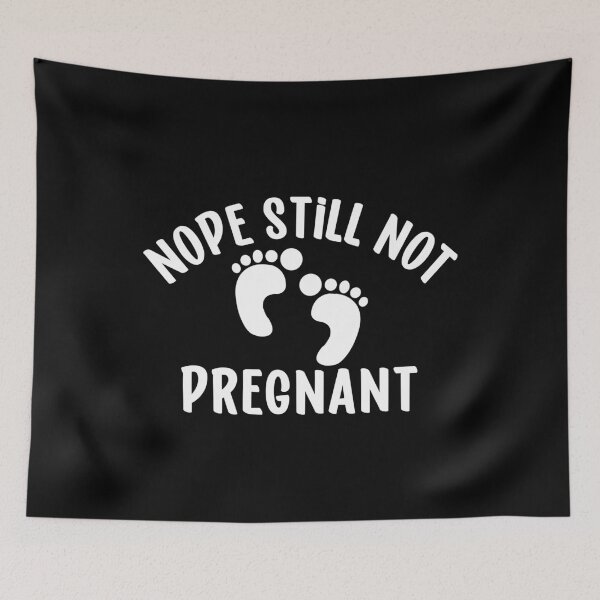 Item preview, Nope Still Not Pregnant , Funny Christmas , Funny Thanksgiving , Funny Holiday Tee, Not Pregnant 																 designed and sold by plussorn.