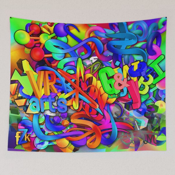 Item preview, VR Arts - Chaos Collage designed and sold by VJFranzK.
