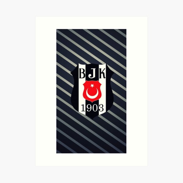 Art Besiktas JK, Beşiktaş, Wallpaper Framed Art Print for Sale by  BasilAdrian