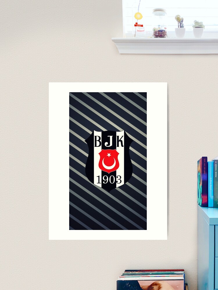 Art Besiktas JK, Beşiktaş, Wallpaper Framed Art Print for Sale by  BasilAdrian