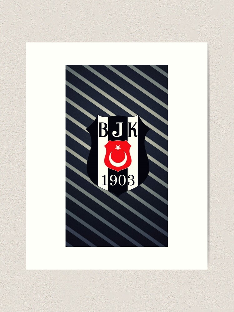 Art Besiktas JK, Beşiktaş, Wallpaper Framed Art Print for Sale by  BasilAdrian