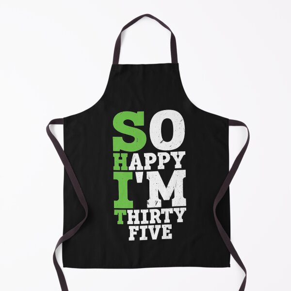 Item preview, So Happy I'm Thirty Five - Birthday BDAY 35th Birthday Premium T-Shirt designed and sold by shop luisant.