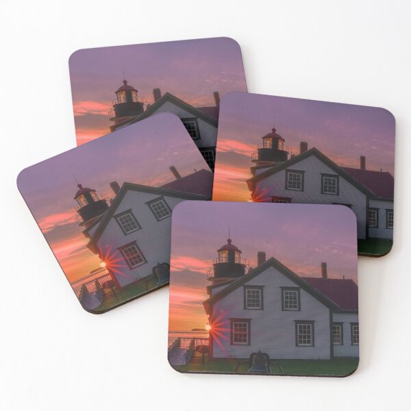 Item preview, West Quoddy Head Lighthouse in Lubec, Maine sunrise star. 10/10/21 designed and sold by LindaCPhoto.