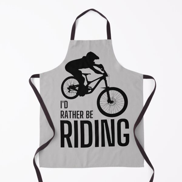 Item preview, I'd rather be riding. MTB. Mountain biker. Downhill. Black designed and sold by JellyBeenzz.