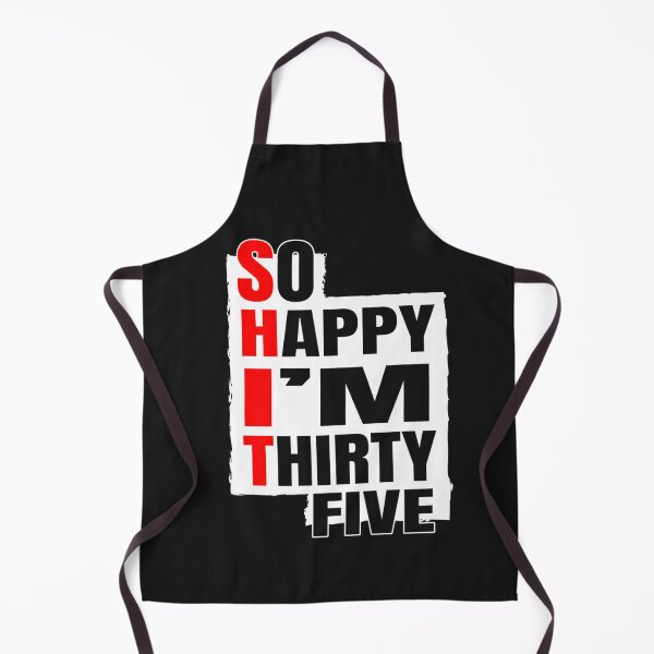 Item preview, So Happy I'm Thirty Five - Birthday BDAY 35th Birthday Premium T-Shirt designed and sold by shop luisant.