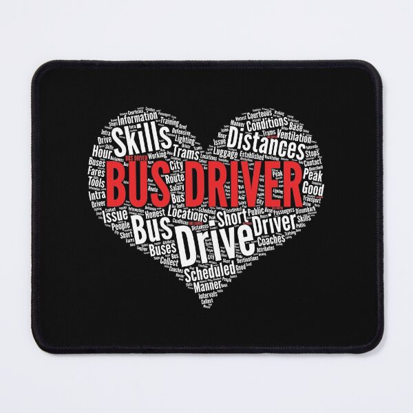 Item preview, Bus Driver Heart Shape Word Cloud Design graphic designed and sold by theodoros20.