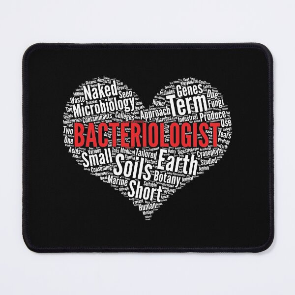 Item preview, Bacteriologist Heart Shape Word Cloud Design print designed and sold by theodoros20.