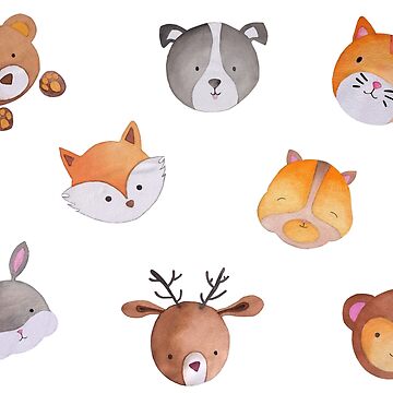 Artwork thumbnail, Cute creatures  by Imogen Boshstar Art