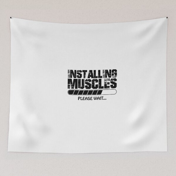 Item preview, Copy of Installing Muscles Funny Mens T Shirt Novelty Slogan Birthday Christmas Xmas Gift Rude Tee designed and sold by yourfav shop.