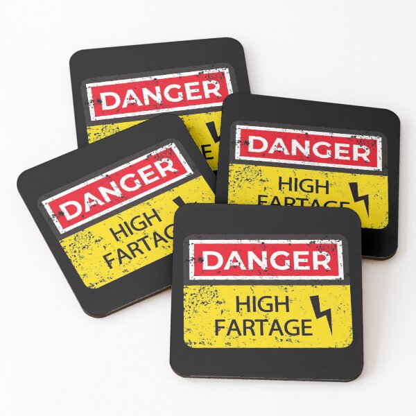 Item preview, Fart Danger Sign High Volt Fartage Breaking Wind Flatulence designed and sold by TheAplus.