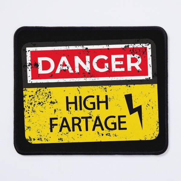 Item preview, Fart Danger Sign High Volt Fartage Breaking Wind Flatulence designed and sold by TheAplus.