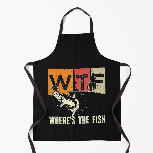 Item preview, WTF Where's The Fish - funny fisherman T-Shirt designed and sold by shop   luisant.