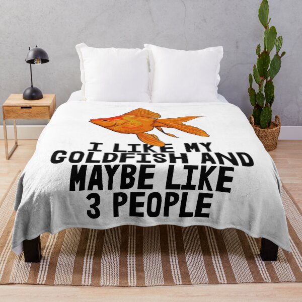 Item preview, I like my goldfish and maybe like 3 people designed and sold by Bendthetrend.