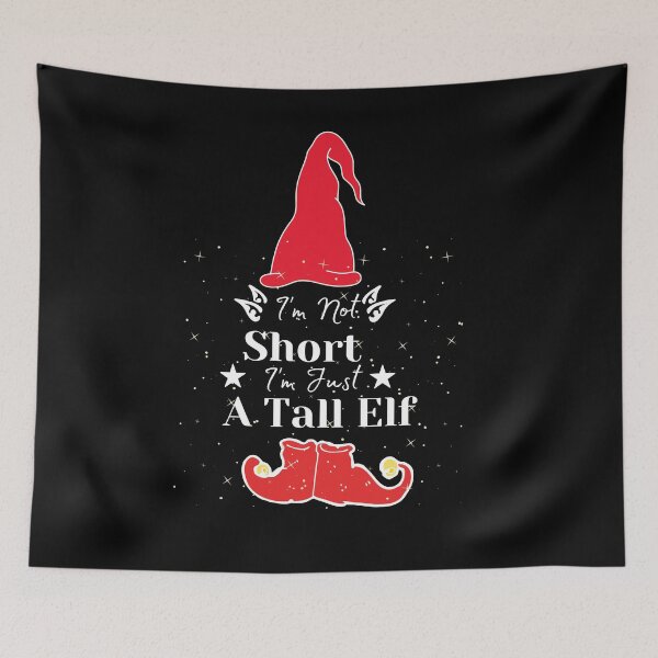 Item preview, I'm Not Short I'm Just a Tall Elf - Christmas Elf - Ugly Christmas Sweater designed and sold by prodesignerpro.