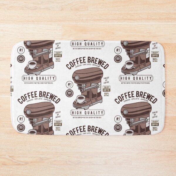 Item preview, Coffee Brewed Vintage designed and sold by BeeMeCreative.
