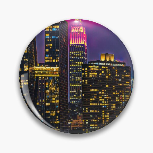 Artikelvorschau, NYC bei Nacht entworfen und verkauft von Sofia-Draws.