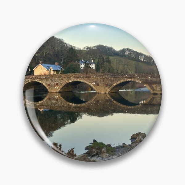 Item preview, Sunset reflection, Dyfi Bridge, Machynlleth, Wales designed and sold by VnGphoto.
