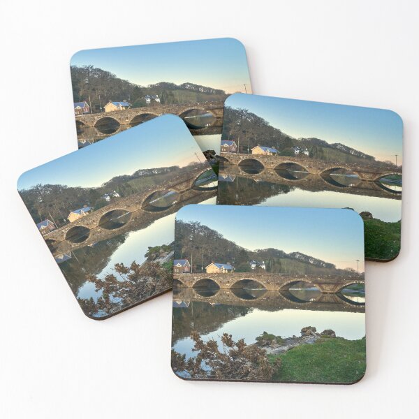 Item preview, Sunset reflection, Dyfi Bridge, Machynlleth, Wales designed and sold by VnGphoto.
