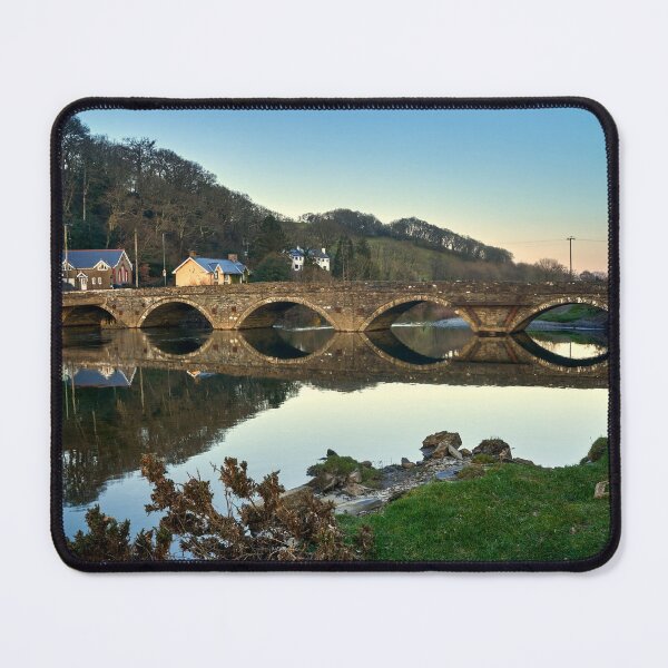 Item preview, Sunset reflection, Dyfi Bridge, Machynlleth, Wales designed and sold by VnGphoto.