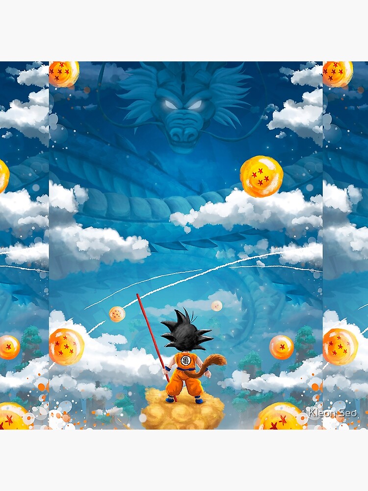 Quadro Goku e as esferas do dragão