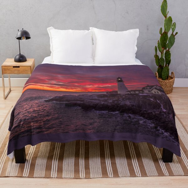 Item preview, Portland Head Lighthouse at sunrise 1/6/20 designed and sold by LindaCPhoto.