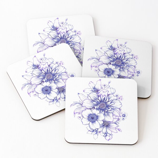 Item preview, Floral arrangement. Line Flowers bouquet. Botanical flowers designed and sold by smotrivnebo.