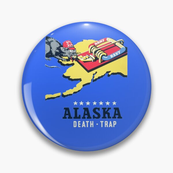 Item preview, US War Propaganda Poster Alaska Death Trap designed and sold by TheAplus.