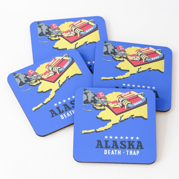 Item preview, US War Propaganda Poster Alaska Death Trap designed and sold by TheAplus.