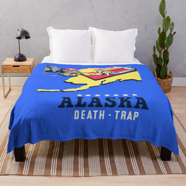 Item preview, US War Propaganda Poster Alaska Death Trap designed and sold by TheAplus.