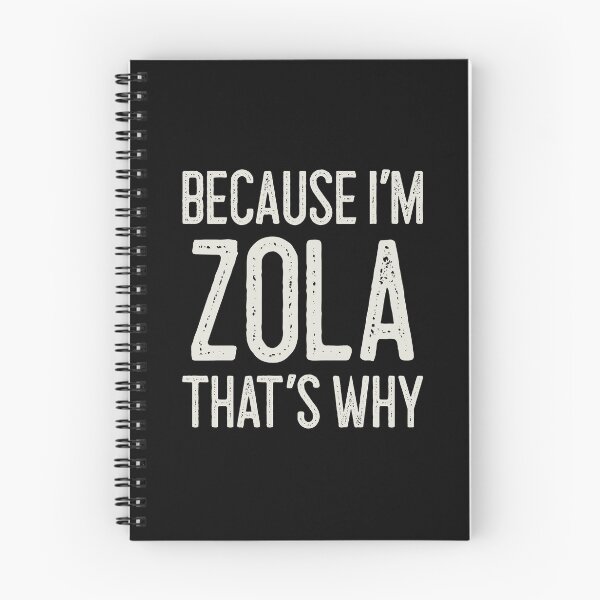 Item preview, Because I’m Zola That’s Why Funny Personalized Name designed and sold by MariosNydras.