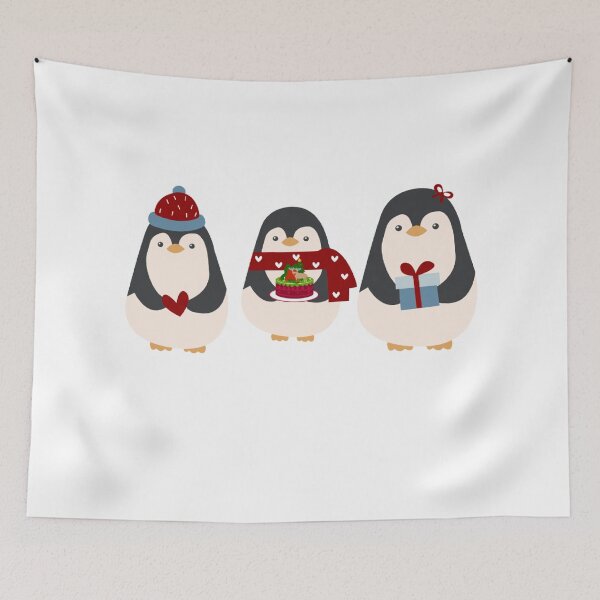 Item preview, Festive Winter Penguin | Penguin With Gifts | Australian Little Penguin designed and sold by Avani01.