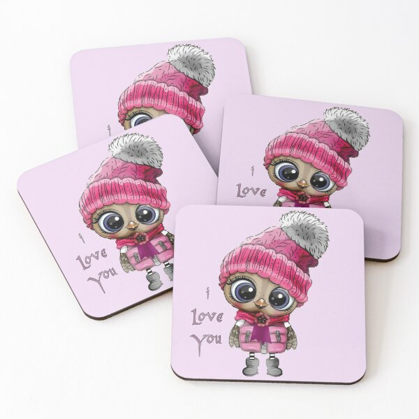 Item preview, I love you (Owl)  designed and sold by Sonia Jones Art.