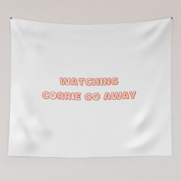Item preview, Watching Corrie Go Away Sticker designed and sold by Dragsma ⭐⭐⭐⭐⭐.