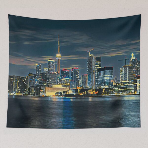 Item preview, Toronto at Night designed and sold by Sofia-Draws.