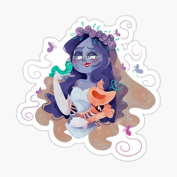 "Corpse Bride" Sticker for Sale by redentoridan | Redbubble