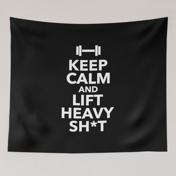 Item preview, Keep Calm And Lift Heavy Sh*t | Gym Design For Lifters designed and sold by Printend _.