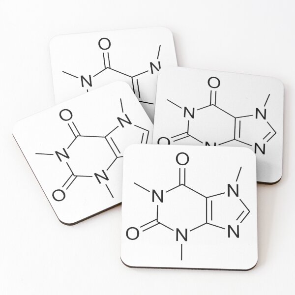 Item preview, Caffeine Molecule designed and sold by ameliaco.