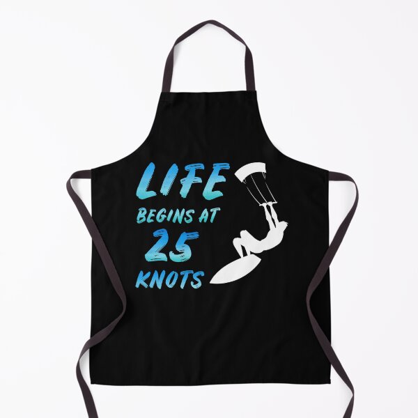 Item preview, La vida comienza a los 25 nudos Kitesurfing Kite Kiteboard Gift designed and sold by TastefulTees.